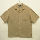 画像: 90'S RALPH LAUREN "CALDWELL" リネン 半袖 オープンカラーシャツ ベージュ (VINTAGE) 「S/S Shirt」 入荷しました。