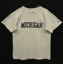 画像: 80'S CHAMPION "MICHIGAN" トリコタグ シングルステッチ 半袖 Tシャツ アッシュグレー USA製 (VINTAGE) 「T-Shirt」 入荷しました。