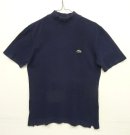 画像: 60'S CHEMISE LACOSTE モックネック Tシャツ ネイビー フランス製 (VINTAGE) 「T-Shirt」 入荷しました。