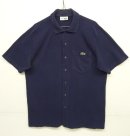 画像: 80'S CHEMISE LACOSTE フルオープン ポロシャツ ネイビー スペイン製 (VINTAGE) 「S/S Polo」 入荷しました。