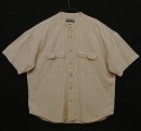 画像: MOUNTAIN EXPRESS リネンコットン 半袖 バンドカラーシャツ ストライプ (VINTAGE) 「S/S Shirt」 入荷しました。