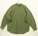 画像: 90'S RALPH LAUREN "POSTBOY" ツイル 長袖 バンドカラーシャツ オリーブ (VINTAGE) 「L/S Shirt」 入荷しました。