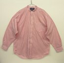 画像: 90'S RALPH LAUREN POLO SPORT "POSTBOY" ポプリン 裾ロゴ 長袖 バンドカラーシャツ ストライプ (VINTAGE) 「L/S Shirt」 入荷しました。