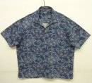 画像: 90'S RALPH LAUREN "SAIL" リネン/コットン 半袖 プルオーバーシャツ インディゴ/和柄 (VINTAGE) 「S/S Shirt」 入荷しました。