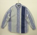 画像: 90'S RALPH LAUREN "CLASSIC FIT" ポプリン マチ付き 長袖 BDシャツ ランダムストライプ (VINTAGE) 「L/S Shirt」 入荷しました。