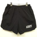 画像: アメリカ軍 US ARMY IPFU ナイロン トレーニングショーツ BLACK (VINTAGE) 「Shorts」 入荷しました。