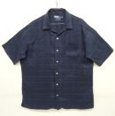 画像: 90'S RALPH LAUREN "CALDWELL" リネン/コットン 半袖 オープンカラーシャツ ジャガードチェック (VINTAGE) 「S/S Shirt」 入荷しました。