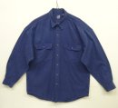 画像: 90'S GAP 旧タグ コットン 長袖 ワークシャツ ネイビー (VINTAGE) 「L/S Shirt」 入荷しました。