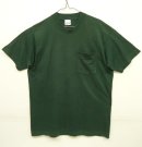 画像: 90'S BVD 耳付きポケット シングルステッチ 半袖 Tシャツ ダークグリーン USA製 (VINTAGE) 「T-Shirt」 入荷しました。