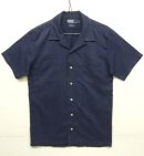 画像: 90'S RALPH LAUREN "BRENTFORD" コットン 半袖 オープンカラーシャツ ネイビー (VINTAGE) 「S/S Shirt」 入荷しました。