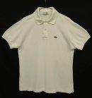 画像: 70'S CHEMISE LACOSTE "T.I.M S.A.製" ポロシャツ ホワイト フランス製 (VINTAGE) 「S/S Polo」 入荷しました。