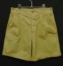 画像: 70'S イタリア軍 A.M.I. コットン100% ボタンフライ プリーツ入り チノショーツ (VINTAGE) 「Shorts」 入荷しました。