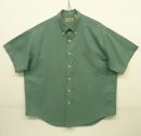 画像: 80'S LL Bean リネン/コットン 半袖 BDシャツ グリーン (VINTAGE) 「S/S Shirt」 入荷しました。