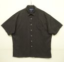 画像: 90'S RALPH LAUREN POLO GOLF "CHAMBERS" コットン 半袖 ボックスシャツ ブラック (VINTAGE) 「S/S Shirt」 入荷しました。