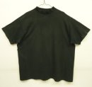 画像: 80'S BVD シングルステッチ 半袖 モックネック Tシャツ ブラック USA製 (VINTAGE) 「T-Shirt」 入荷しました。