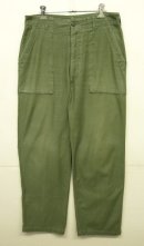 画像: 60'S アメリカ軍 US ARMY "OG107" コットンサテン ベイカーパンツ W32L31 (VINTAGE) 「Bottoms」 入荷しました。