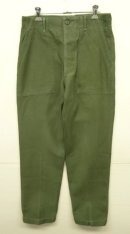 画像: 60'S アメリカ軍 US ARMY "OG107" コットンサテン ベイカーパンツ W32L29 (VINTAGE) 「Bottoms」 入荷しました。