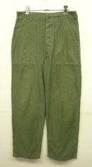 画像: 60'S アメリカ軍 US ARMY "OG107" コットンサテン ベイカーパンツ (VINTAGE) 「Bottoms」 入荷しました。