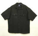 画像: 90'S GAP 旧タグ リネン/レーヨン 半袖 オープンカラーシャツ ブラック (VINTAGE) 「S/S Shirt」 入荷しました。