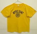 画像: 80'S CHAMPION "NOTRE DAME" トリコタグ コットン Tシャツ イエロー USA製 (VINTAGE) 「T-Shirt」 入荷しました。