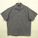 画像: ユーロヴィンテージ MONSIEUR 半袖 イタリアンカラーシャツ チャコール (VINTAGE) 「S/S Shirt」 入荷しました。