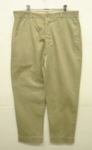 画像: 60'S アメリカ軍 US ARMY コットン100% チノパンツ SCOVILLアルミジップ (VINTAGE) 「Bottoms」 入荷しました。