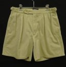 画像: 90'S RALPH LAUREN アジャスター付き ツープリーツ チノショーツ ベージュ USA製 (VINTAGE) 「Shorts」 入荷しました。