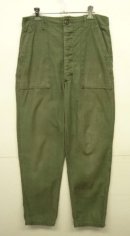 画像: 70'S アメリカ軍 US ARMY "OG107" コットンサテン ベイカーパンツ W32L33 (VINTAGE) 「Bottoms」 入荷しました。