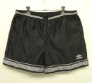 画像: UMBRO ドローコード付き ナイロンショーツ ブラック/ホワイト (VINTAGE) 「Shorts」 入荷しました。