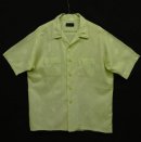 画像: 60'S LANCER レーヨンジャガード 半袖 オープンカラーシャツ ライトグリーン USA製 (VINTAGE) 「S/S Shirt」 入荷しました。