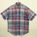 画像: 90'S RALPH LAUREN コットン 半袖 BDシャツ マドラスチェック カナダ製 (VINTAGE) 「S/S Shirt」 入荷しました。