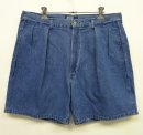 画像: 90'S RALPH LAUREN ツープリーツ デニムショーツ インディゴ USA製 (VINTAGE) 「Shorts」 入荷しました。