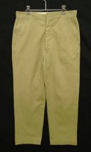 画像: 60'S アメリカ軍 US ARMY コットン100% チノパンツ RAPIDアルミジップ (VINTAGE) 「Bottoms」 入荷しました。