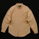 画像: 90'S RALPH LAUREN "CLASSIC FIT" オックスフォード 長袖 BDシャツ ストライプ (VINTAGE) 「L/S Shirt」 入荷しました。