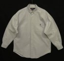 画像: 90'S RALPH LAUREN "BIG SHIRT" オックスフォード 長袖 BDシャツ ストライプ (VINTAGE) 「L/S Shirt」 入荷しました。