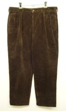 画像: 90'S RALPH LAUREN "ANDREW PANT" ツープリーツ 太畝 コーデュロイパンツ BROWN (VINTAGE) 「Bottoms」 入荷しました。