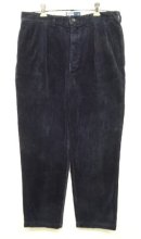 画像: 90'S RALPH LAUREN "ANDREW PANT" ツープリーツ 太畝 コーデュロイパンツ NAVY (VINTAGE) 「Bottoms」 入荷しました。