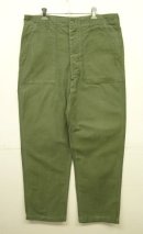 画像: 60'S アメリカ軍 US ARMY "OG107" 平ボタン コットンサテン ベイカーパンツ W36L33 (VINTAGE) 「Bottoms」 入荷しました。