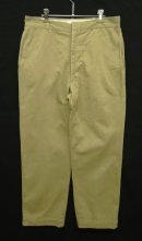 画像: 60'S アメリカ軍 US ARMY コットン100% チノパンツ RAPID アルミジップ (VINTAGE) 「Bottoms」 入荷しました。