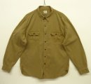 画像: 00'S J.CREW マチ付き ツイル 長袖 ワークシャツ ライトブラウン (VINTAGE) 「L/S Shirt」 入荷しました。