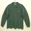 画像: 80'S CHEMISE LACOSTE 長袖 ポロシャツ セージグリーン フランス製 (VINTAGE) 「L/S Shirt」 入荷しました。