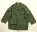 画像: 70'S フレンチワーク UNKNOWN 4ポケット HBT カバーオール オリーブ フランス製 (VINTAGE) 「Jacket」 入荷しました。