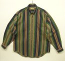 画像: 90'S LL Bean ツイル 長袖 レギュラーカラーシャツ ストライプ (VINTAGE) 「L/S Shirt」 入荷しました。