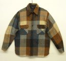 画像: 70'S PENNEYS ウール 長袖 CPOシャツ イカリボタン チェック柄 (VINTAGE) 「L/S Shirt」 入荷しました。