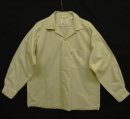 画像: 60'S GOLDEN ARROW コットン 長袖 オープンカラーシャツ ライトベージュ USA製 (VINTAGE) 「L/S Shirt」 入荷しました。