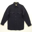 画像: 60'S LL Bean 筆記体白タグ ウール CPOシャツ ネイビー (VINTAGE) 「L/S Shirt」 入荷しました。