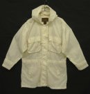 画像: 90'S EDDIE BAUER 黒タグ フード付き ナイロンコート ホワイト (VINTAGE) 「Jacket」 入荷しました。