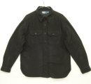 画像: 90'S RALPH LAUREN コーデュロイ チンスト付き 長袖 ワークシャツ ブラック (VINTAGE) 「L/S Shirt」 入荷しました。