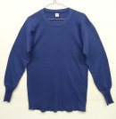 画像: 90'S JOCKEY "2LAYER FABRIC" クルーネック 長袖 Tシャツ ブルー USA製 (VINTAGE) 「T-Shirt」 入荷しました。