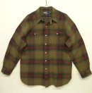 画像: 90'S RALPH LAUREN "EMMOS" シルク/コットン/ウール チンスト＆マチ付き 長袖 ワークシャツ チェック柄 (VINTAGE) 「L/S Shirt」 入荷しました。